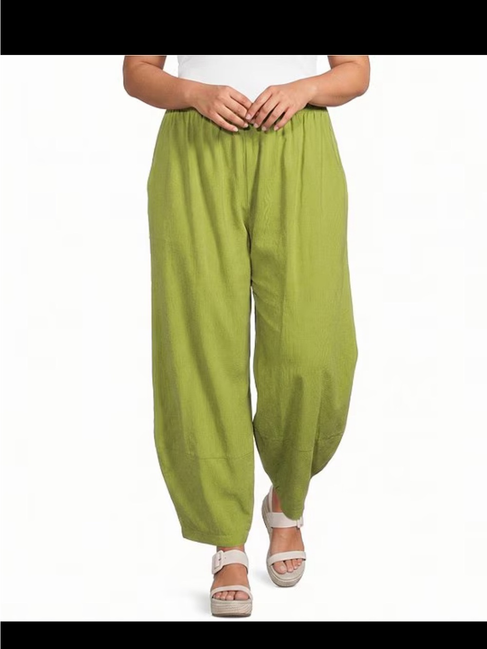 bryn walker oliver linen Pants Size Small in Olive Green